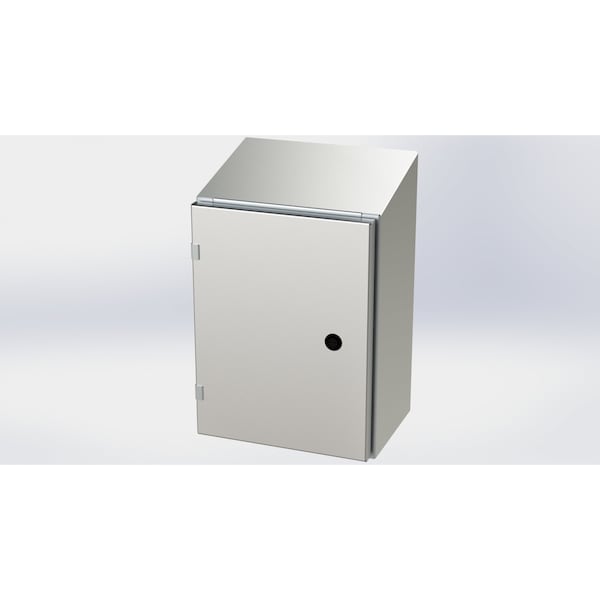 1/4 Turn Latch Electrical Enclosures, 16 in H, 8 in D, 12 in W, NEMA 3R, 4, 4X, 12, 13